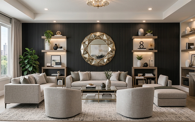 How to Decorate a Blank Wall Without Artwork